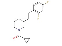 1-(cyclopropylcarbonyl)-3-[2-(2,4-difluorophenyl)ethyl]piperidine