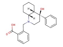 2-{[(4S*,4aS*,8aR*)-4-hydroxy-4-phenyloctahydroquinolin-1(2H)-yl]methyl}benzoic acid