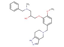 1-[benzyl(methyl)amino]-3-[2-methoxy-5-(1,4,6,7-tetrahydro-5H-pyrazolo[4,3-c]pyridin-5-ylmethyl)phenoxy]-2-propanol