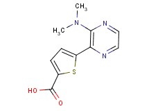 5-[3-(dimethylamino)pyrazin-2-yl]thiophene-2-carboxylic acid