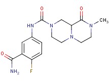 N-[3-(aminocarbonyl)-4-fluorophenyl]-8-methyl-9-oxooctahydro-2H-pyrazino[1,2-a]pyrazine-2-carboxamide