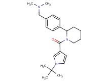 (4-{1-[(1-tert-butyl-1H-pyrrol-3-yl)carbonyl]-2-piperidinyl}benzyl)dimethylamine
