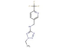 2-ethyl-N-{[6-(trifluoromethyl)-3-pyridinyl]methyl}-2H-tetrazol-5-amine