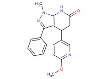 4-(6-methoxypyridin-3-yl)-1-methyl-3-phenyl-1,4,5,7-tetrahydro-6H-pyrazolo[3,4-b]pyridin-6-one