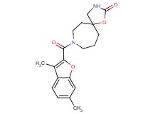 8-[(3,6-dimethyl-1-benzofuran-2-yl)carbonyl]-1-oxa-3,8-diazaspiro[4.6]undecan-2-one