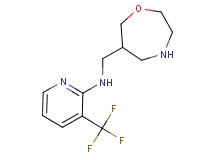 N-(1,4-oxazepan-6-ylmethyl)-3-(trifluoromethyl)-2-pyridinamine hydrochloride