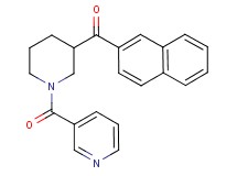 2-naphthyl[1-(3-pyridinylcarbonyl)-3-piperidinyl]methanone