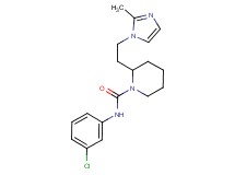 N-(3-chlorophenyl)-2-[2-(2-methyl-1H-imidazol-1-yl)ethyl]-1-piperidinecarboxamide