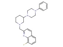8-fluoro-2-{[3-(4-phenyl-1-piperazinyl)-1-piperidinyl]methyl}quinoline