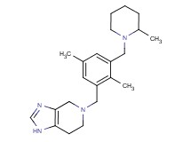 5-{2,5-dimethyl-3-[(2-methylpiperidin-1-yl)methyl]benzyl}-4,5,6,7-tetrahydro-1H-imidazo[4,5-c]pyridine