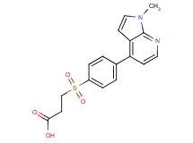 3-{[4-(1-methyl-1H-pyrrolo[2,3-b]pyridin-4-yl)phenyl]sulfonyl}propanoic acid