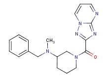 N-benzyl-N-methyl-1-([1,2,4]triazolo[1,5-a]pyrimidin-2-ylcarbonyl)-3-piperidinamine