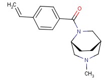 (1S*,5R*)-3-methyl-6-(4-vinylbenzoyl)-3,6-diazabicyclo[3.2.2]nonane