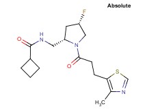 N-({(2S,4S)-4-fluoro-1-[3-(4-methyl-1,3-thiazol-5-yl)propanoyl]pyrrolidin-2-yl}methyl)cyclobutanecarboxamide