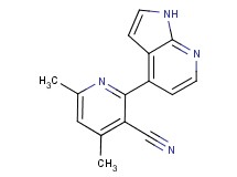 4,6-dimethyl-2-(1H-pyrrolo[2,3-b]pyridin-4-yl)nicotinonitrile