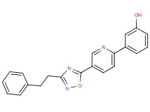 3-{5-[3-(2-phenylethyl)-1,2,4-oxadiazol-5-yl]pyridin-2-yl}phenol