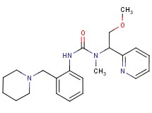 N-(2-methoxy-1-pyridin-2-ylethyl)-N-methyl-N'-[2-(piperidin-1-ylmethyl)phenyl]urea