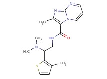 N-[2-(dimethylamino)-2-(3-methyl-2-thienyl)ethyl]-2-methylimidazo[1,2-a]pyrimidine-3-carboxamide