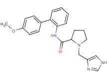 1-(1H-imidazol-4-ylmethyl)-N-(4'-methoxy-2-biphenylyl)prolinamide