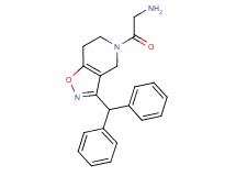 2-[3-(diphenylmethyl)-6,7-dihydroisoxazolo[4,5-c]pyridin-5(4H)-yl]-2-oxoethanamine