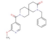 2-benzyl-9-(2-methoxyisonicotinoyl)-2,9-diazaspiro[5.5]undecan-3-one