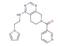 7-(pyridin-3-ylcarbonyl)-N-[2-(1H-pyrrol-1-yl)ethyl]-5,6,7,8-tetrahydropyrido[3,4-d]pyrimidin-4-amine