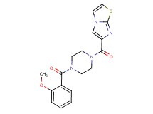 6-{[4-(2-methoxybenzoyl)-1-piperazinyl]carbonyl}imidazo[2,1-b][1,3]thiazole