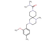 4-(2-methoxy-4-methylbenzyl)-N,N,1-trimethyl-1,4,9-triazaspiro[5.5]undecane-9-carboxamide