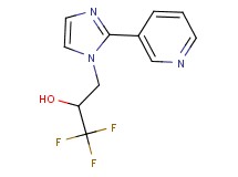 1,1,1-trifluoro-3-(2-pyridin-3-yl-1H-imidazol-1-yl)propan-2-ol