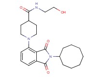 1-(2-cyclooctyl-1,3-dioxo-2,3-dihydro-1H-isoindol-4-yl)-N-(2-hydroxyethyl)-4-piperidinecarboxamide