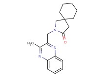 2-[(3-methylquinoxalin-2-yl)methyl]-2-azaspiro[4.5]decan-3-one