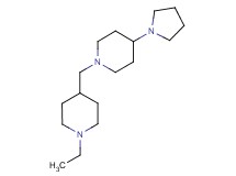 1-ethyl-4-{[4-(1-pyrrolidinyl)-1-piperidinyl]methyl}piperidine bis(trifluoroacetate)