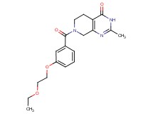7-[3-(2-ethoxyethoxy)benzoyl]-2-methyl-5,6,7,8-tetrahydropyrido[3,4-d]pyrimidin-4(3H)-one