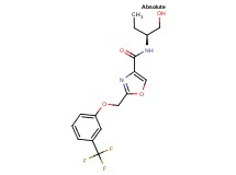 N-[(1S)-1-(hydroxymethyl)propyl]-2-{[3-(trifluoromethyl)phenoxy]methyl}-1,3-oxazole-4-carboxamide