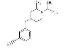 3-[(4-isopropyl-3-methylpiperazin-1-yl)methyl]benzonitrile