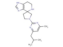 1'-(4-isobutyl-6-methylpyrimidin-2-yl)-1,5,6,7-tetrahydrospiro[imidazo[4,5-c]pyridine-4,3'-pyrrolidine]