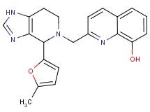 2-{[4-(5-methyl-2-furyl)-1,4,6,7-tetrahydro-5H-imidazo[4,5-c]pyridin-5-yl]methyl}quinolin-8-ol