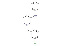 1-(3-chlorobenzyl)-N-phenyl-3-piperidinamine