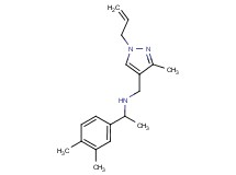 N-[(1-allyl-3-methyl-1H-pyrazol-4-yl)methyl]-1-(3,4-dimethylphenyl)ethanamine