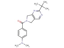 4-[(2-tert-butyl-5,7-dihydro-6H-pyrrolo[3,4-d]pyrimidin-6-yl)carbonyl]-N,N-dimethylaniline