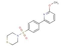 4-{[4-(6-methoxypyridin-2-yl)phenyl]sulfonyl}thiomorpholine