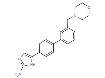 5-[3'-(morpholin-4-ylmethyl)biphenyl-4-yl]-1H-imidazol-2-amine