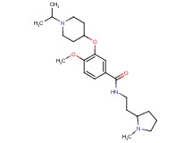 3-[(1-isopropyl-4-piperidinyl)oxy]-4-methoxy-N-[2-(1-methyl-2-pyrrolidinyl)ethyl]benzamide