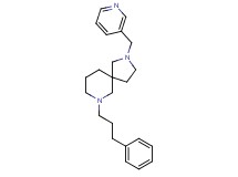 7-(3-phenylpropyl)-2-(3-pyridinylmethyl)-2,7-diazaspiro[4.5]decane
