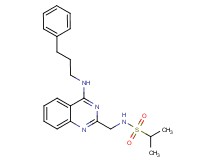 N-({4-[(3-phenylpropyl)amino]-2-quinazolinyl}methyl)-2-propanesulfonamide