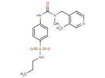 4-[({methyl[(3-methylpyridin-4-yl)methyl]amino}carbonyl)amino]-N-propylbenzenesulfonamide