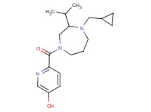 6-{[4-(cyclopropylmethyl)-3-isopropyl-1,4-diazepan-1-yl]carbonyl}pyridin-3-ol