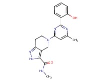 5-[2-(2-hydroxyphenyl)-6-methylpyrimidin-4-yl]-N-methyl-4,5,6,7-tetrahydro-2H-pyrazolo[4,3-c]pyridine-3-carboxamide