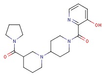 2-{[3-(pyrrolidin-1-ylcarbonyl)-1,4'-bipiperidin-1'-yl]carbonyl}pyridin-3-ol