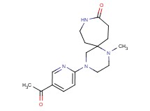 4-(5-acetylpyridin-2-yl)-1-methyl-1,4,9-triazaspiro[5.6]dodecan-10-one